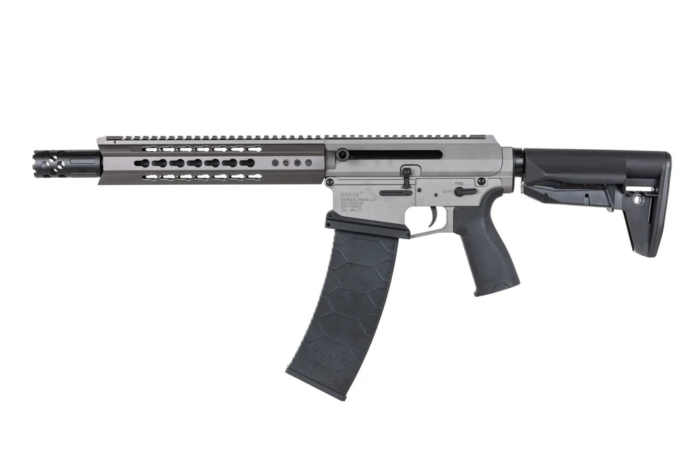 Double Bell Genesis Arms Gen-12 Kestrel ETU AEG Shotgun, Grå