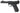 Action Army AAP01 Assasin pistol i sort farve