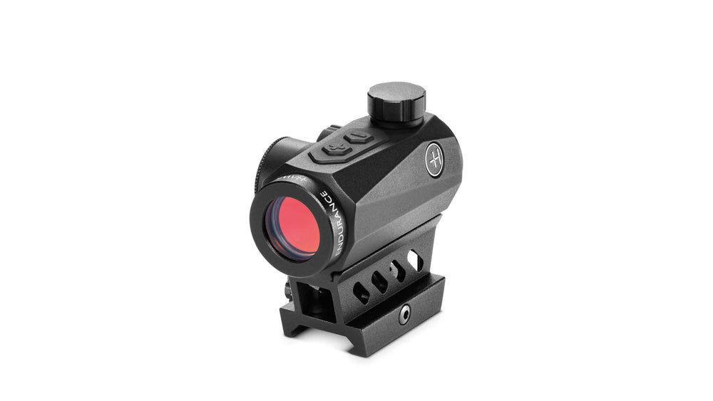Hawke Endurance Rødpunktsigte 25 mm sort frontbillede, fra siden