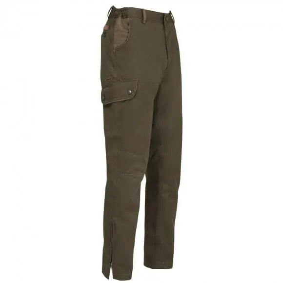 Percussion Sologne jagtbukser, grøn camo farve, vandtætte og åndbare.