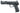 Umarex DX17 4,5 mm luftpistol, synlig fra siden.