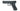 Umarex Glock 17 Gen4 GBB pistol liggende på siden