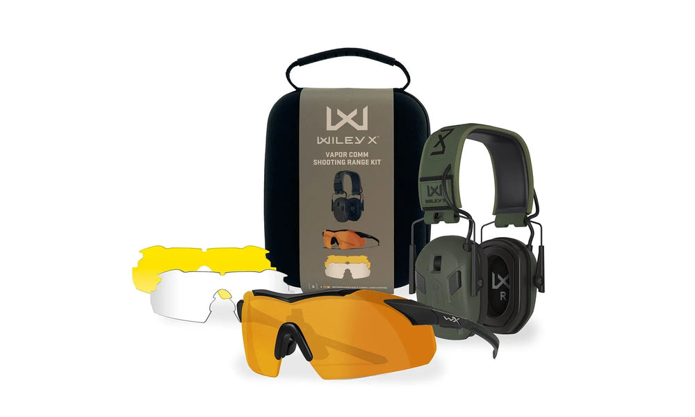 Wiley X Vapor Comm Shooting Range Kit Wiley X