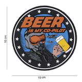 Patch PVC, Beer is my Co-pilot