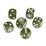Military Dice, 6 pcs