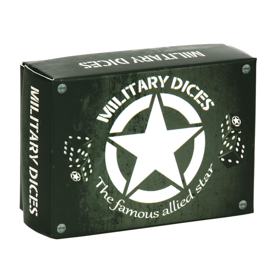 Military Dice, 6 pcs