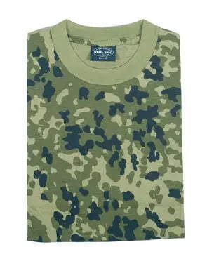 En T-shirt i dansk camouflage M05 print