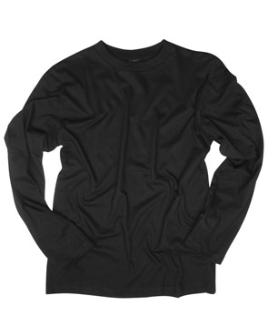 T-shirt long sleeve, black
