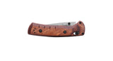 Benchmade 15090 SlipRidge jagtfoldekniv med MagnaCut-blad og skæfteplader i stabiliseret træ