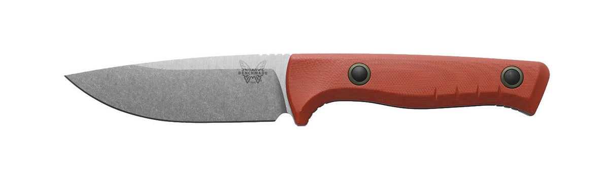 Benchmade 15650-01-COMBO SlipRidge Fixed Combo med MagnaCut-jagtkniv i orange G10, orange gut hook og OD Green skede