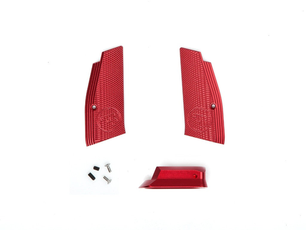 Short grip and mag. funnel. CZ SP-01 Shadow, Ed