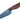 Benchmade 203BT-03 Dacian kniv med fast MagnaCut spear point-blad i Blue Titanium Cerakote, brunt Canvas Micarta-skæfte og læderskede