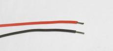 Silicone cable SIF 1 x 1 mm2 Black, 1m