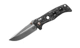 Benchmade 275-05 Adamas foldekniv med drop point-blad i CPM MagnaCut og skæfte i marmoreret carbonfiber