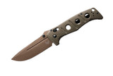 Benchmade 275FE-04 Adamas foldekniv med Flat Earth Cerakote-blad og OD Green G10-skæfte