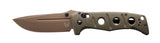 Benchmade 275FE-04 Adamas foldekniv med Flat Earth Cerakote-blad og OD Green G10-skæfte