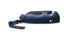 Benchmade 290BK Full Immunity foldekniv med CPM-M4 Wharncliffe-blad i Cerakote og skæfte i Crater Blue aluminium