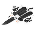 Benchmade 430BK-02 Redoubt foldekniv med sort Cerakote CPM-D2 drop-point blad og skæfte i sort Grivory