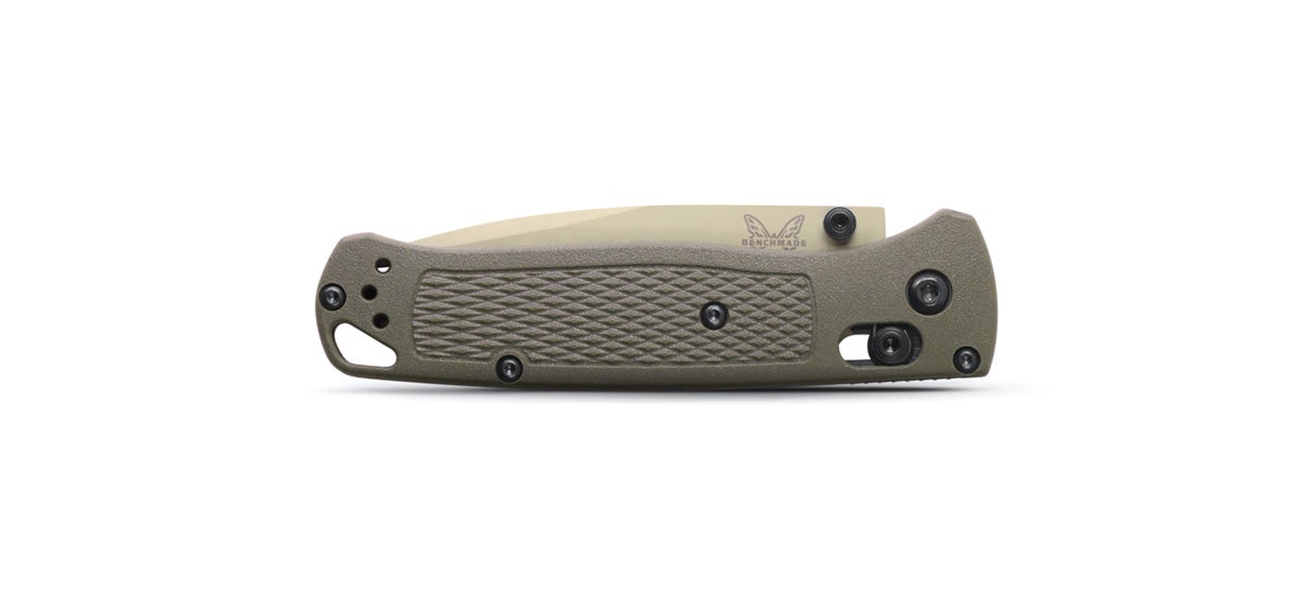 Benchmade 535TN-11 Bugout foldekniv med CPM-S30V drop-point blad og skæfte i Dark Olive Grivory