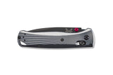 Benchmade 535BK-4 Bugout foldekniv med M390 drop-point blad og skæfte i gråt aluminium