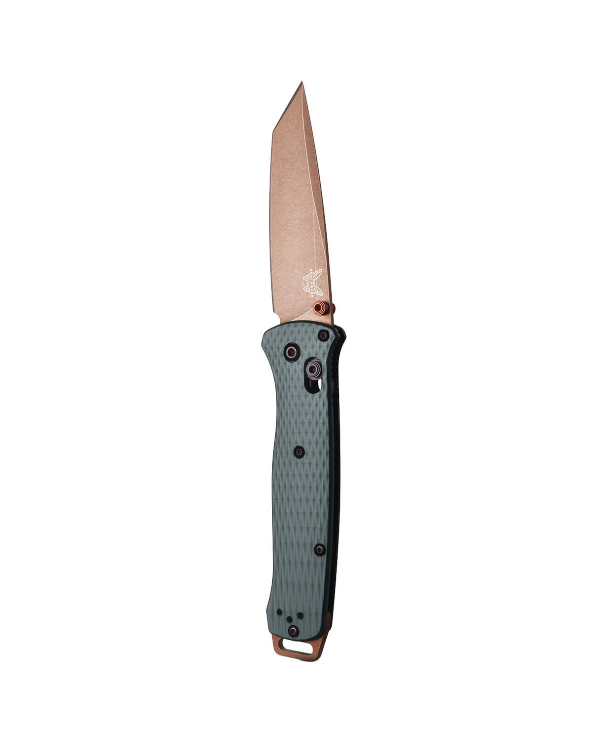 Benchmade 537FE-2601 Bailout foldekniv i Taiga Green med CPM-S90V tanto-blad og skæfte i anodiseret aluminium