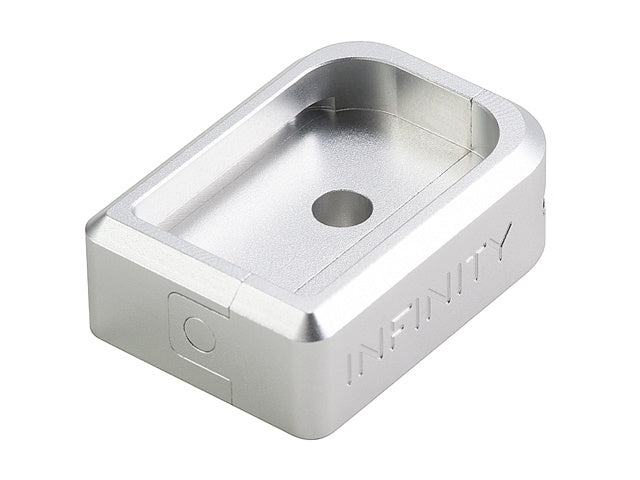 AIP CNC Infinity Puzzle Magazine base for Hi-capa, large - silver