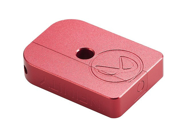 AIP CNC Infinity Puzzle Magazine base for Hi-capa, small - red