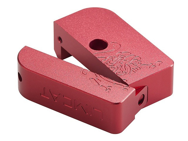 AIP CNC Limcat Puzzle Magazine base for Hi-capa, large - red