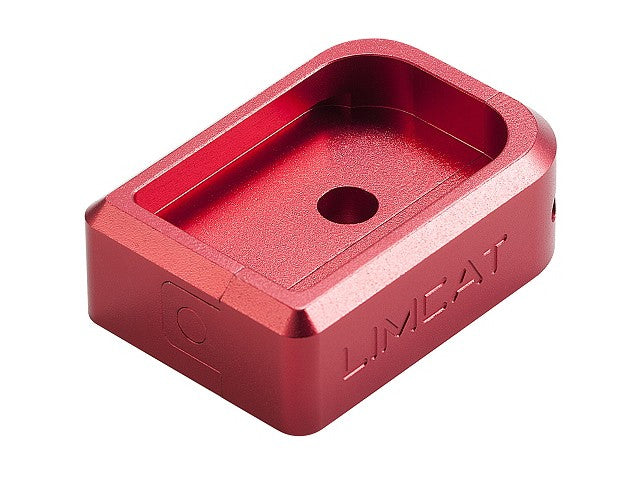 AIP CNC Limcat Puzzle Magazine base for Hi-capa, large - red
