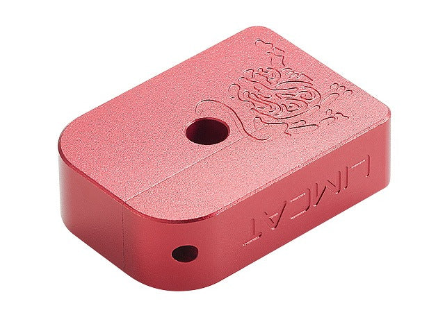 AIP CNC Limcat Puzzle Magazine base for Hi-capa, large - red