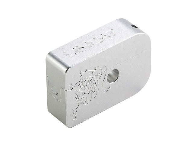 AIP CNC Limcat Puzzle Magazine base for Hi-capa, large - silver