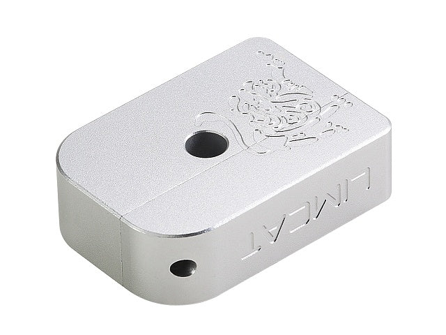 AIP CNC Limcat Puzzle Magazine base for Hi-capa, large - silver