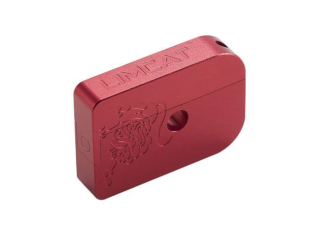 AIP CNC Limcat Puzzle Magazine base for Hi-capa, small - red