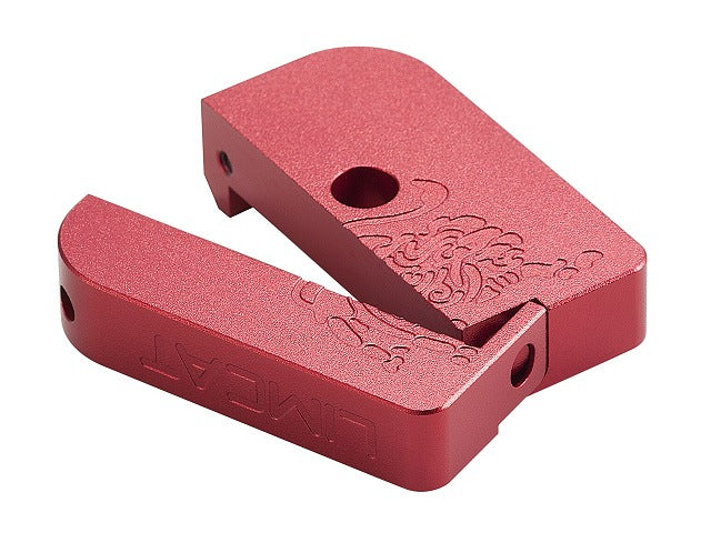 AIP CNC Limcat Puzzle Magazine base for Hi-capa, small - red