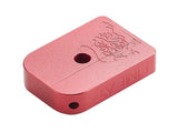 AIP CNC Limcat Puzzle Magazine base for Hi-capa, small - red