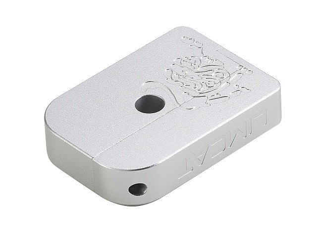 AIP CNC Limcat Puzzle Magazine base for Hi-capa, small - silver