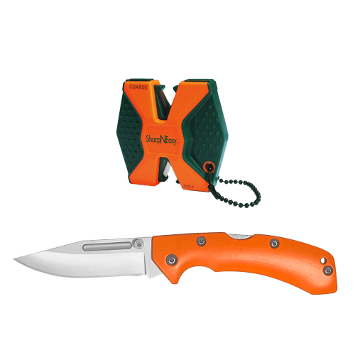 AccuSharp Folding Knife/Sharpener Set