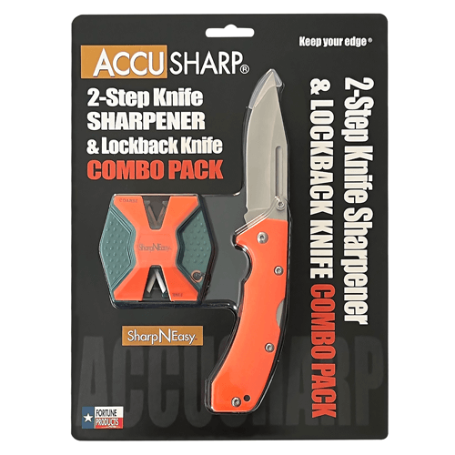 AccuSharp Folding Knife/Sharpener Set