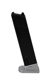 Airsoft magazine, manual, M92FS, silver 12 rounds