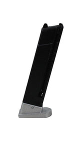 Airsoft magazine, manual, M92FS, silver 12 rounds