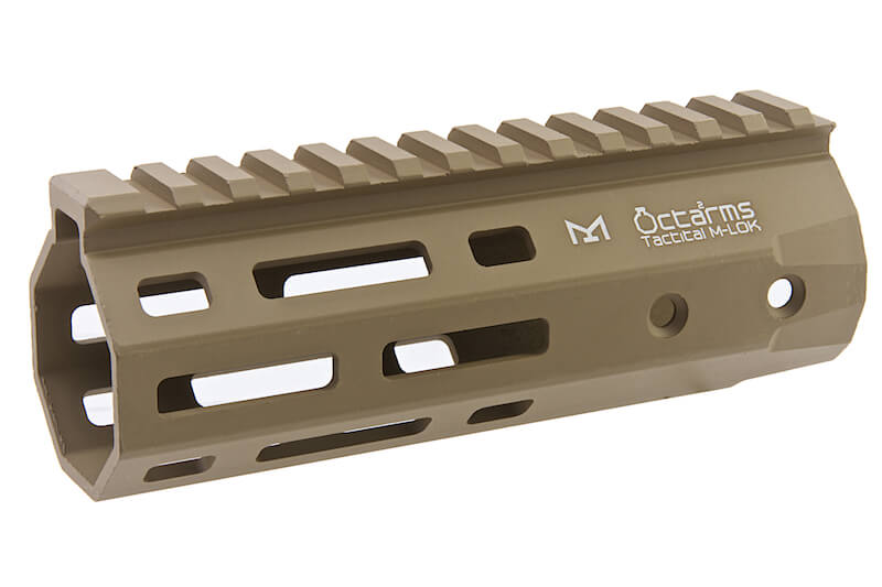 ARES Octarms 145mm Tactical M-LOK Handguard, Dark Earth