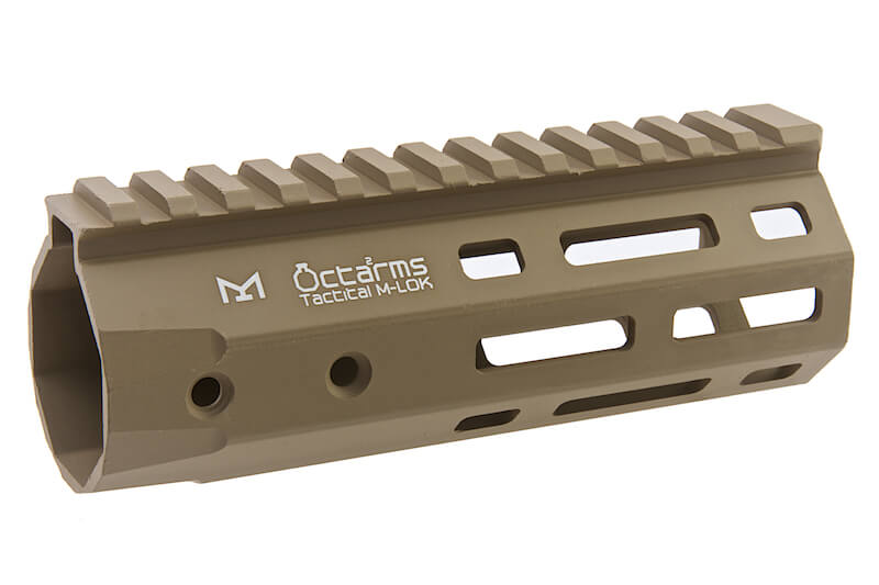 ARES Octarms 145mm Tactical M-LOK Handguard, Dark Earth