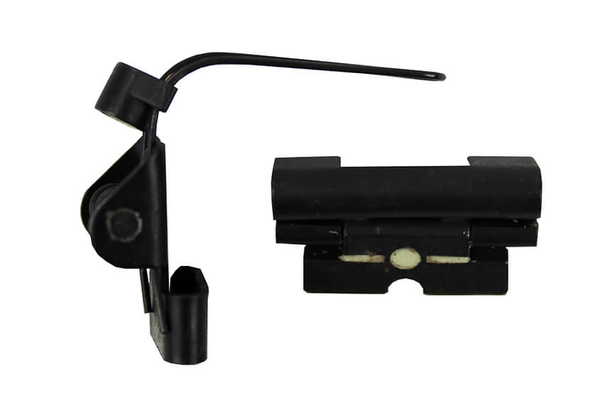 Rear and front sights, for AK47, light up in the dark