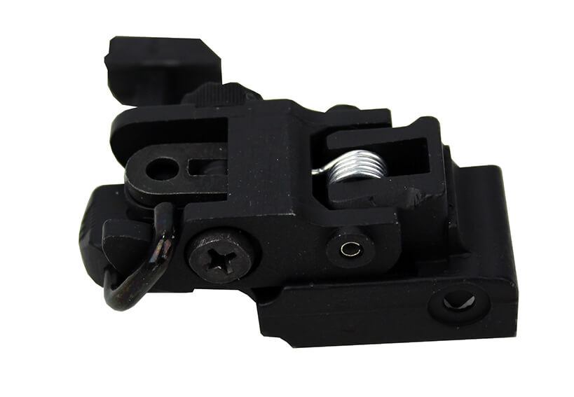 Rear sight, flip up