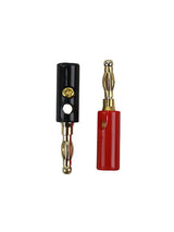 Banana plug 4 mm, set