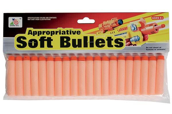 Foam Darts for Nerf, 20 pcs, Orange