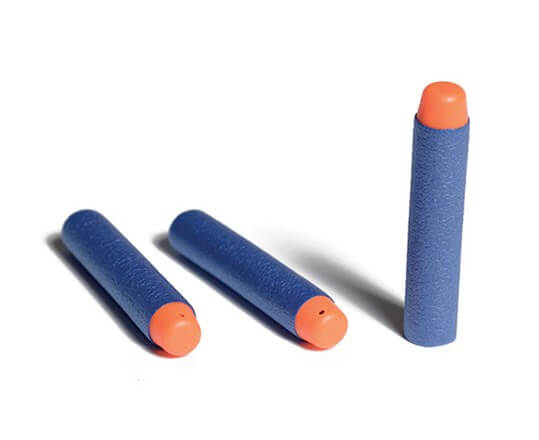 Darts for Nerf, 20 pcs, Blue