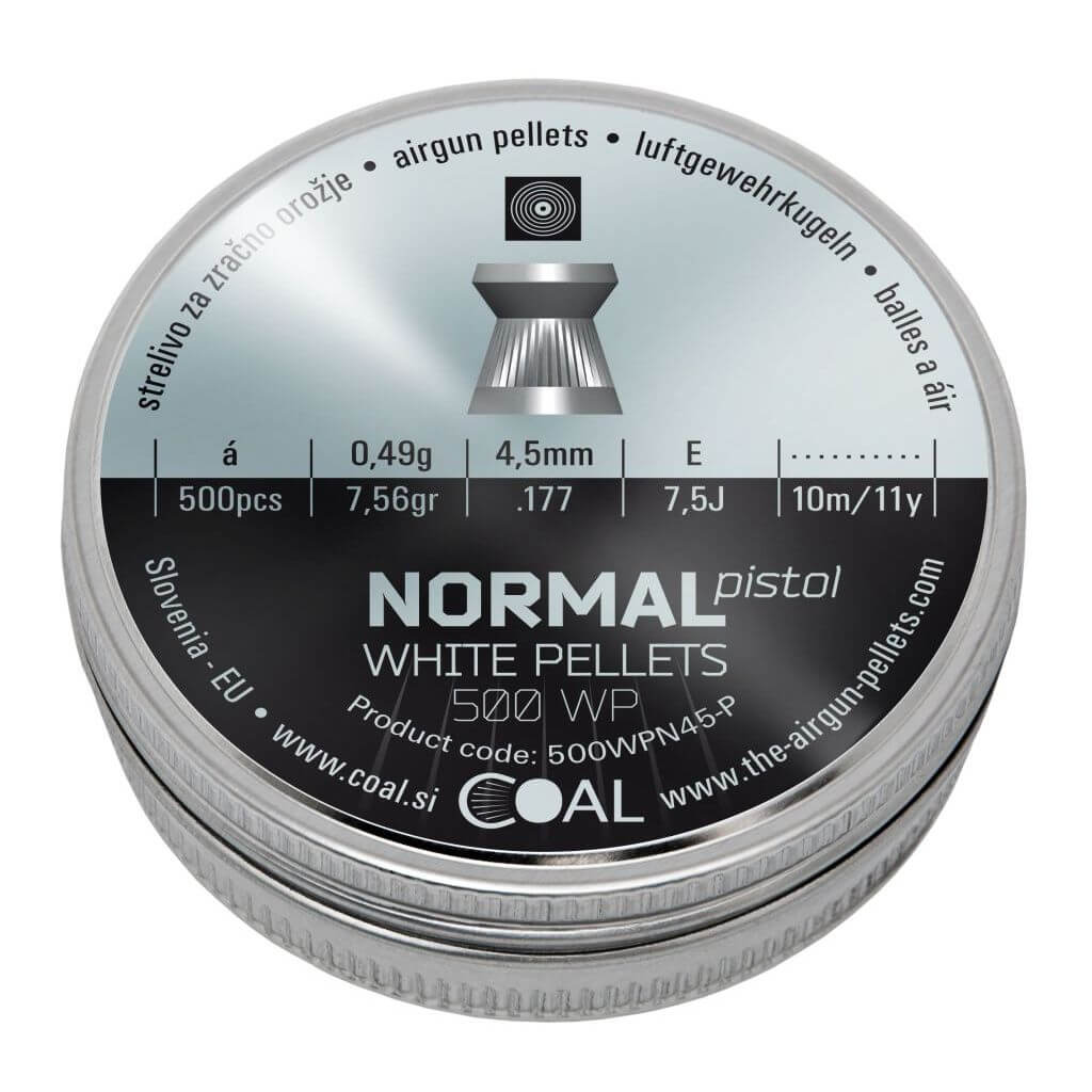 COAL Normal Pistol flat shot, 500 pcs, 4.5 mm (.177)