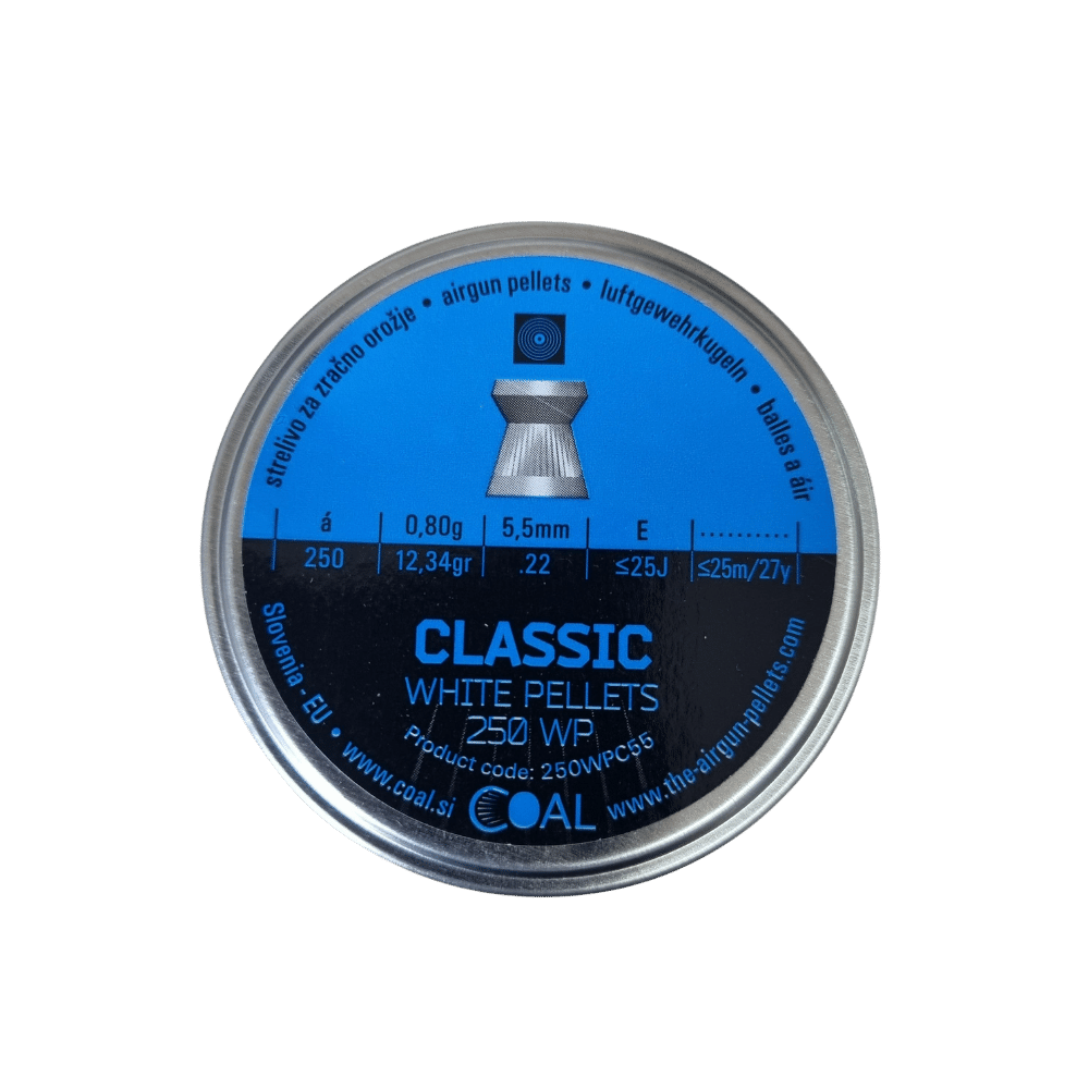 COAL Classic flat shot, 250 pcs, 5.5 mm (.22)