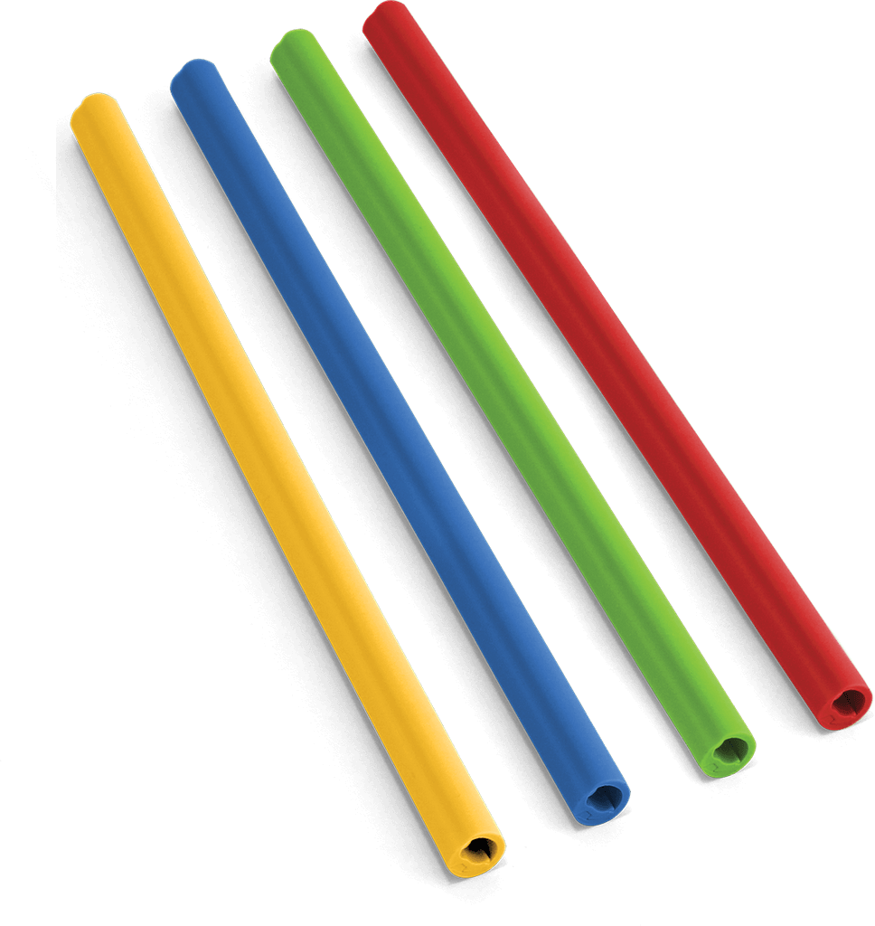 Coghlans Silicone Straws, 4 pcs.